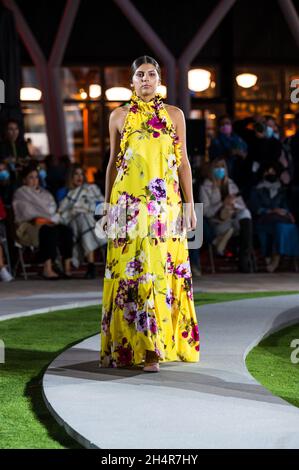 Aragón Fashion Week es un gran escaparate para los diseñadores de Aragón y para la industria del textil. Septembre 2021 Stockfoto