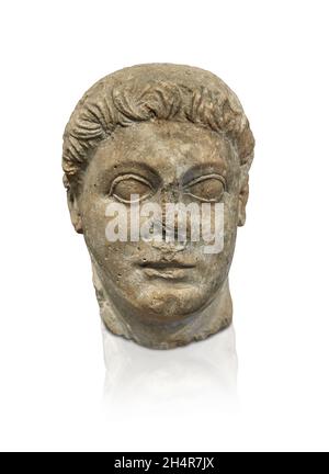 Ptolemäische ägyptische Statue Skulptur des Ptolemäus II Philadelphus König von Ägypten, 2. Oder ist c. BC, Marmor . Louvre Museum Inv. MNE947. Ptolemäus II. Philade Stockfoto