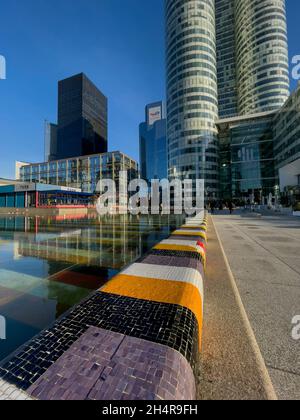 La Défense, Geschäftszentrum und Büros, Paris, Frankreich Stockfoto