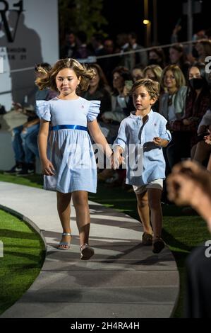 Aragón Fashion Week es un gran escaparate para los diseñadores de Aragón y para la industria del textil. Septembre 2021 Stockfoto