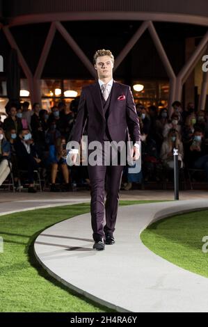 Aragón Fashion Week es un gran escaparate para los diseñadores de Aragón y para la industria del textil. Septembre 2021 Stockfoto