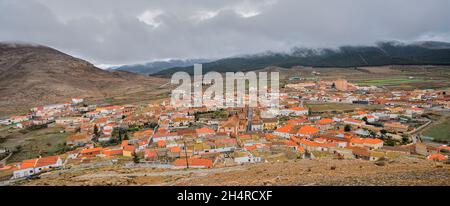 Landschaften von La Calahorra in Granada - Spanien Stockfoto