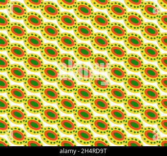 Afrikanisches Stammes Ethnisches Muster Nahtloses traditionelles Design. Happy Kwanzaa Hintergrund, Tapete, Verpackung. Vektor Stock Vektor