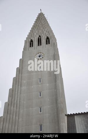 Hallgrimskirkja, Reykjavik, Island Stockfoto