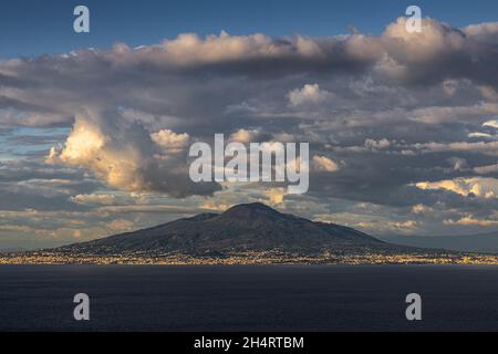 Vesuv, Neapel, Italien Stockfoto