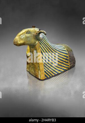 Ptolemäische ägyptische RAM-Mumie 'der Osiris RAM von Khnum, 4. Jh. v. Chr., Ptolemäus, fand Elephantine Asuan, Louvre Museum Inv. E3089. Die RAM Mama Foun Stockfoto