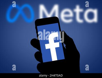 Facebook Meta-Plattformen Stockfoto
