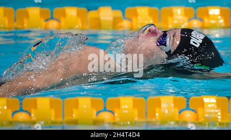 PANZIERA Margherita ITA Italien 200M RÜCKSCHLAG FINALE Frauen Kazan - Russland 04/11/2021 Aquatics Palace len Europameisterschaften für Kurzkurse im Schwimmen Foto Andrea Staccioli / Deepbluemedia / Insidefoto Stockfoto