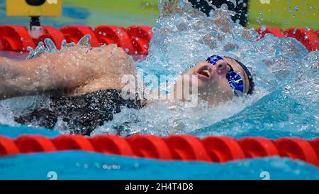 PANZIERA Margherita ITA Italien 200M RÜCKSCHLAG FINALE Frauen Kazan - Russland 04/11/2021 Aquatics Palace len Europameisterschaften für Kurzkurse im Schwimmen Foto Andrea Staccioli / Deepbluemedia / Insidefoto Stockfoto