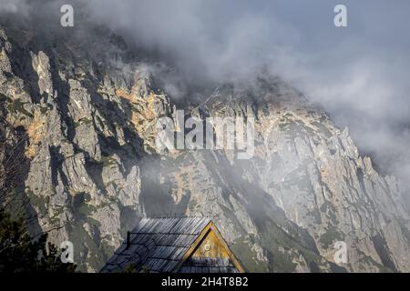 Schöne Landschaft Blick auf die Berge Stockfoto