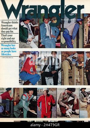 Vintage 'People' Magazine Werbung, Ausgabe vom 21. August 1978, USA Stockfoto