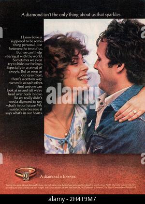 Vintage 'People' Magazine Werbung, Ausgabe vom 21. August 1978, USA Stockfoto