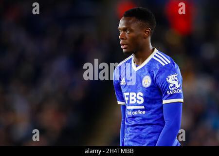 Leicester, Großbritannien. 4. November 2021; King Power Stadium, Leicester, Leicestershire, England; Europa League Football, Leicester City versus Spartak Moscow; Patson Daka von Leicester City Credit: Action Plus Sports Images/Alamy Live News Stockfoto