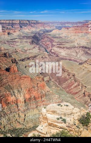 Grand Canyon angesehen von Lipan Punkt im Grand Canyon National Park, arizona Stockfoto