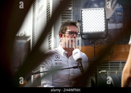 ALLISON James (gbr), Technical Director Mercedes AMG F1 GP, Portrait während des Formel 1 Gran Premio De La Ciudad De Mexico 2021, Mexico City Grand Prix, 18. Lauf der FIA Formel 1 Weltmeisterschaft 2021 vom 5. Bis 7. November 2021 auf dem Autodromo Hermanos Rodriguez, in Mexiko-Stadt, Mexiko - Foto: Dppi/DPPI/LiveMedia Stockfoto