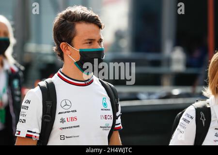 Mexiko-Stadt, Mexiko. November 2021. DE VRIES Nyck (NED), Reservefahrer von Mercedes AMG F1 GP, Porträt während des Formel 1 Gran Premio De La Ciudad De Mexico 2021, Grand Prix von Mexiko-Stadt, 18. Lauf der FIA Formel 1-Weltmeisterschaft 2021 vom 5. Bis 7. November 2021 auf dem Autodromo Hermanos Rodriguez, In Mexico City, Mexiko - Foto: Antonin Vincent/DPPI/LiveMedia Kredit: Unabhängige Fotoagentur/Alamy Live News Stockfoto