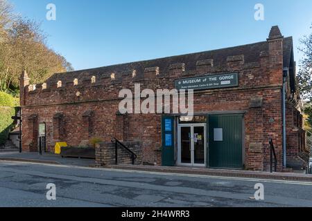 Museum of the Gorge und Besucherzentrum in Ironbridge, Shropshire, England, Großbritannien Stockfoto