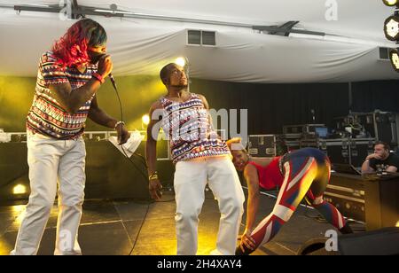 Big Freedia im Konzert beim ATP Festival im Alexandra Palace - London Stockfoto