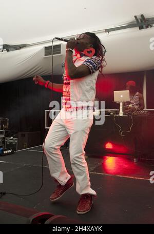 Big Freedia im Konzert beim ATP Festival im Alexandra Palace - London Stockfoto