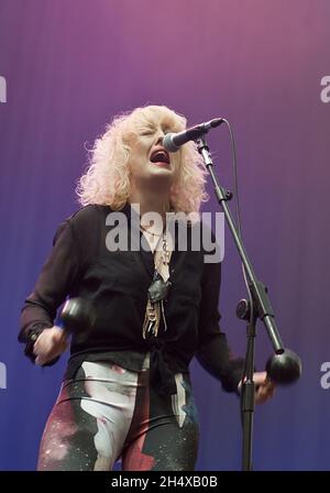 Big Freedia im Konzert beim ATP Festival im Alexandra Palace - London Stockfoto