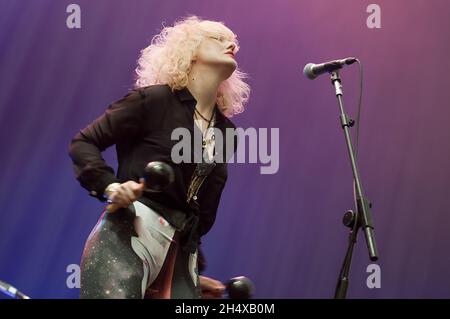 Big Freedia im Konzert beim ATP Festival im Alexandra Palace - London Stockfoto