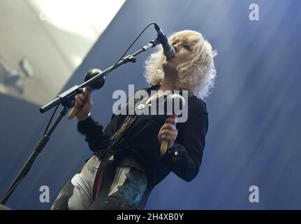 Big Freedia im Konzert beim ATP Festival im Alexandra Palace - London Stockfoto