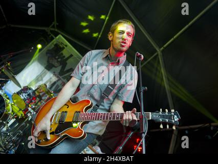 Polar Bear Club im Konzert während des Slam Dunk Festival 2013 - Wolverhampton Stockfoto