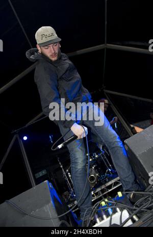 Woe is Me in concert während des Slam Dunk Festival 2013 - Wolverhampton Stockfoto