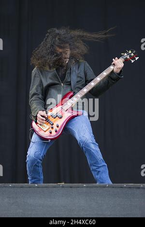 Alice in Chains im Konzert während des Download Festivals Stockfoto