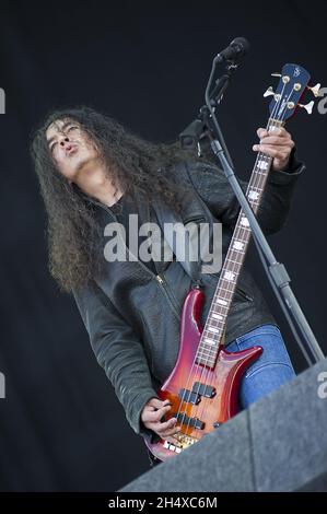 Alice in Chains im Konzert während des Download Festivals Stockfoto