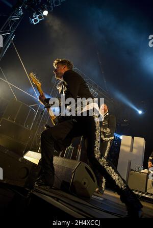 The Hives in concert during Download Festival in Donnington Park, Leicestershire. Stockfoto