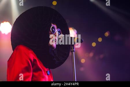 Roisin Murphy tritt am 2. Tag des 6 Music Festival at Motion am 13 2016. Februar in Bristol, Großbritannien, live auf der Bühne auf Stockfoto