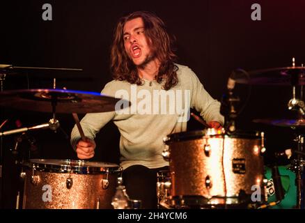 Corey Alexander von INK. Tritt am 22. Mai 2018 in Wolverhampton, England, auf der Bühne der Slade Rooms auf. Bilddatum: Dienstag, 22. Mai 2018. Foto: Katja Ogrin/ EMPICS Entertainment. Stockfoto