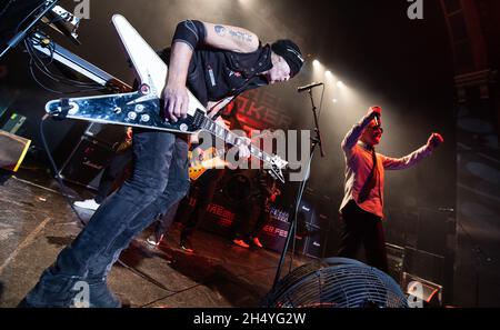 Michael Schenker von der Michael Schenker Group spielt am 06. November 2018 live auf der Bühne im O2 Institute in Birmingham, England. Bilddatum: Dienstag, 06. November 2018. Foto: Katja Ogrin/ EMPICS Entertainment. Stockfoto