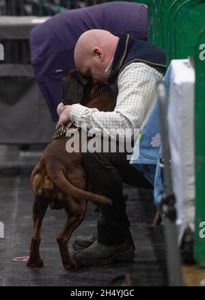 Tag 4 der Crufts Hundeausstellung im National Exhibition Centre (NEC) am 08. März 2020 in Birmingham, Großbritannien. Bilddatum: Sonntag, 08. März 2020. Foto: Katja Ogrin/EMPICS Entertainment. Stockfoto