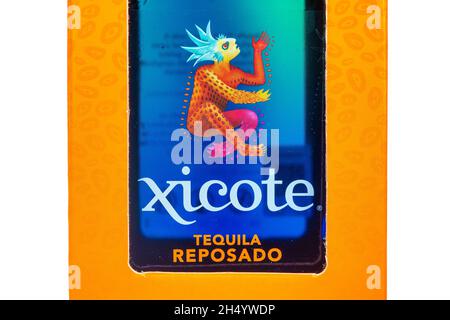 Xicote Tequila Reposado Flasche. November 2021 Stockfoto