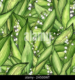 maiglöckchen Stock Vektor