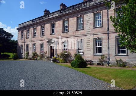 Dalemain Mansion & Historic Gardens, in der Nähe von Ullswater, Lake District National Park, Cumbria, England, Großbritannien. Stockfoto