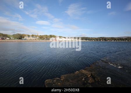 Millport, North Ayrshire, Schottland ist die einzige Stadt auf der Insel Great Cumbrae im Firth of Clyde vor der Küste des britischen Festlandes, Stockfoto