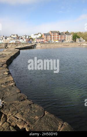 Millport, North Ayrshire, Schottland ist die einzige Stadt auf der Insel Great Cumbrae im Firth of Clyde vor der Küste des britischen Festlandes, Stockfoto