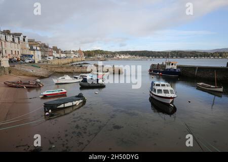 Millport, North Ayrshire, Schottland ist die einzige Stadt auf der Insel Great Cumbrae im Firth of Clyde vor der Küste des britischen Festlandes, Stockfoto