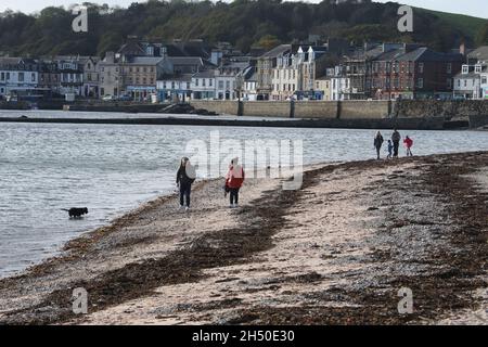 Millport, North Ayrshire, Schottland ist die einzige Stadt auf der Insel Great Cumbrae im Firth of Clyde vor der Küste des britischen Festlandes, Stockfoto