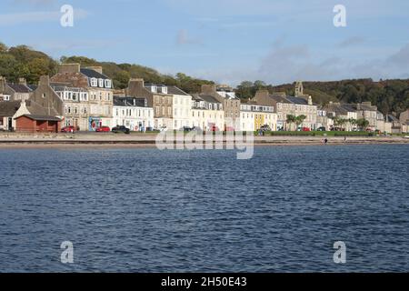 Millport, North Ayrshire, Schottland ist die einzige Stadt auf der Insel Great Cumbrae im Firth of Clyde vor der Küste des britischen Festlandes, Stockfoto