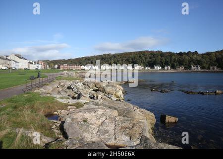 Millport, North Ayrshire, Schottland ist die einzige Stadt auf der Insel Great Cumbrae im Firth of Clyde vor der Küste des britischen Festlandes, Stockfoto