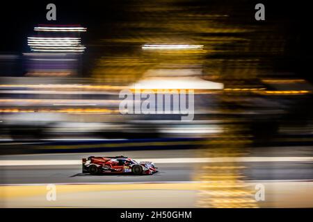 Sakhir, Bahrain. November 2021. 31 Frijns Robin (nld), Habsburg-Lothringen Ferdinand (aut), Milesi Charles (Fra), Team WRT, Orica 07 - Gibson, Aktion während der 8 Stunden von Bahrain, 6. Runde der FIA-Langstrecken-Weltmeisterschaft 2021, FIA WEC, auf dem Bahrain International Circuit, vom 4. Bis 6. November 2021 in Sakhir, Bahrain - Foto: Germain Hazard/DPPI/LiveMedia Credit: Independent Photo Agency/Alamy Live News Stockfoto