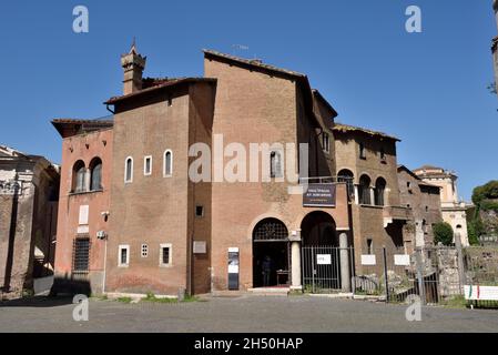 Shoah Museum, Jüdisches Ghetto, Rom, Italien Stockfoto