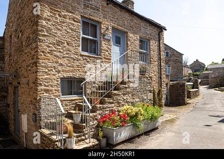 Ein Stallumbau in der Upland Pennines Stadt Alston, Cumbria UK Stockfoto