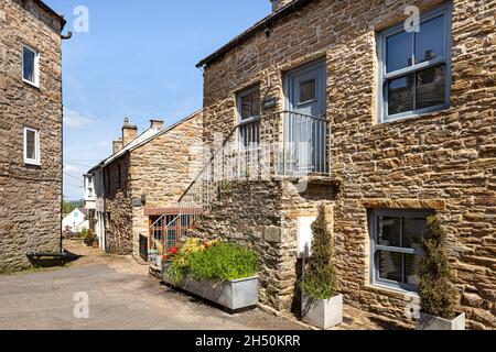 Ein Stallumbau in der Upland Pennines Stadt Alston, Cumbria UK Stockfoto