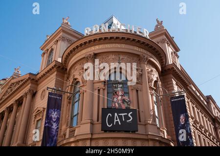 Wien, Österreich - September 25 2021: Etablissement Ronacher Theater und Musical Venue. Stockfoto