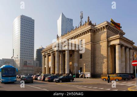 Warschau, Polen - 28. Februar 2016: Das Technologie- und Industriemuseum ist die größte Museumseinrichtung, die sich mit technischen Fragen in Polen befasst. It Stockfoto